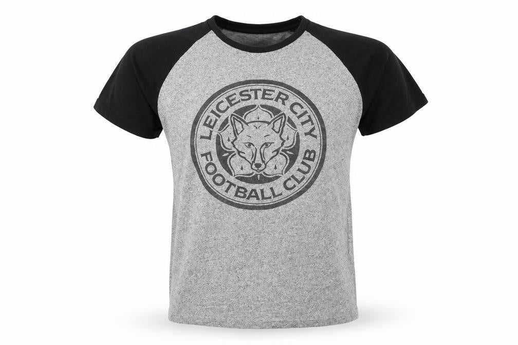 Leciseter City Fc Boys Grey   Basic T-Shirt Size 11-12 Years  - Leciester City FC