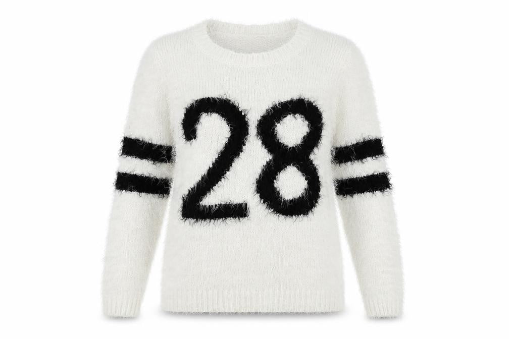 Cameo rose Womens White  Knit Pullover Jumper Size M