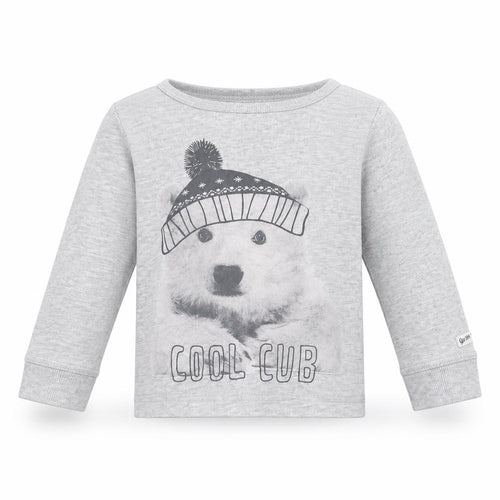 Mothercare Baby Grey   Basic T-Shirt Size 18-24 Months  - Polar Bear
