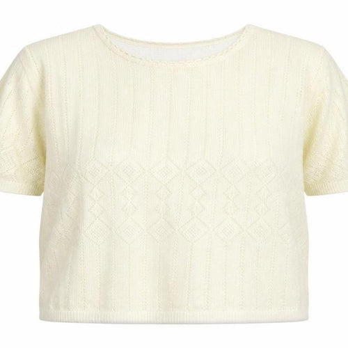 Fashion Extra Womens White   Jersey T-Shirt Size 24
