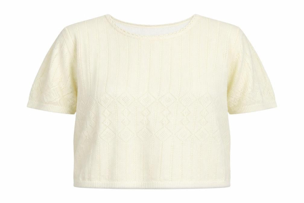 Fashion Extra Womens White   Jersey T-Shirt Size 24