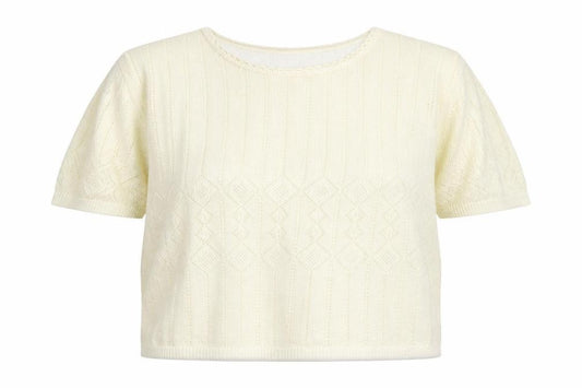 Front view of Fashion Extra women’s white jersey t-shirt, size UK 24