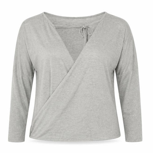 Debenhams Womens Grey   Jersey Blouse Size 16