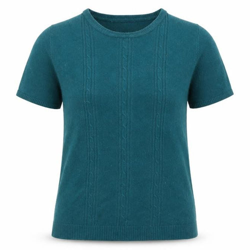 Pure & Natural Womens Blue   Jersey T-Shirt Size 14