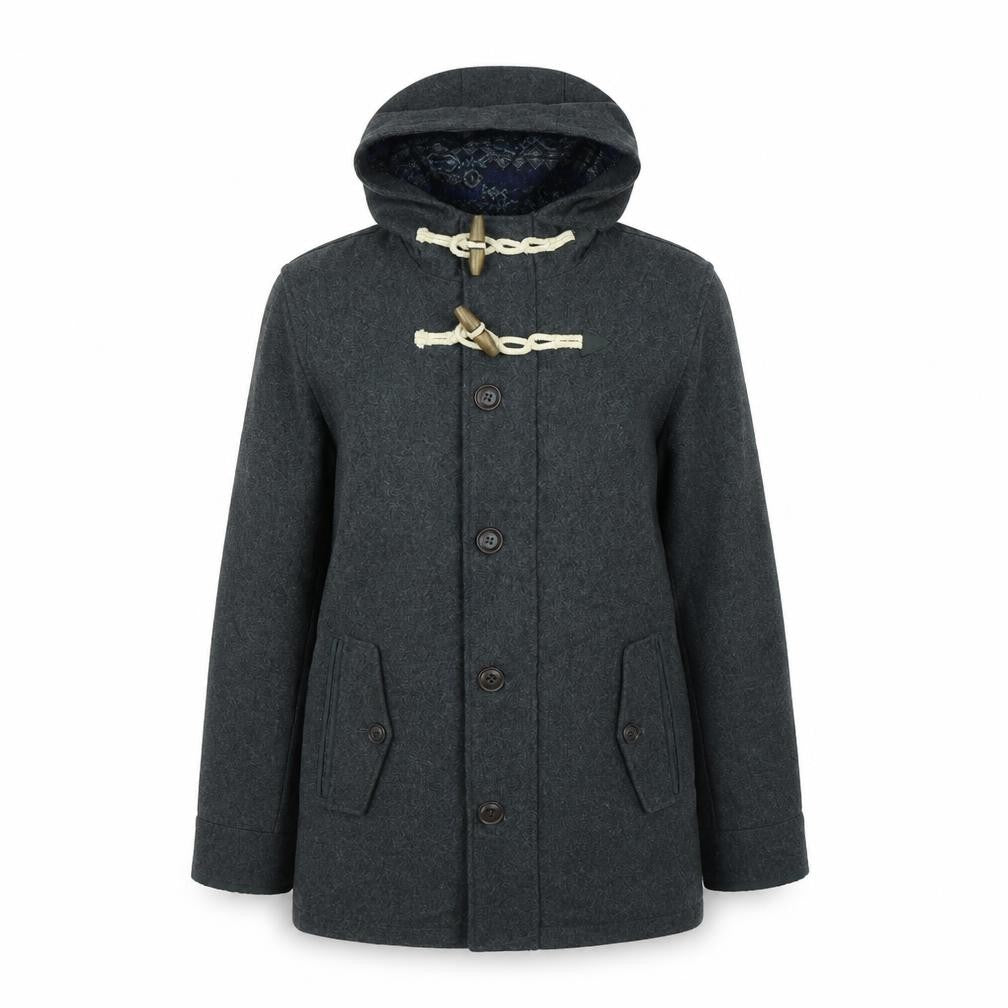 Front view of D Code women’s grey jacket coat, size S