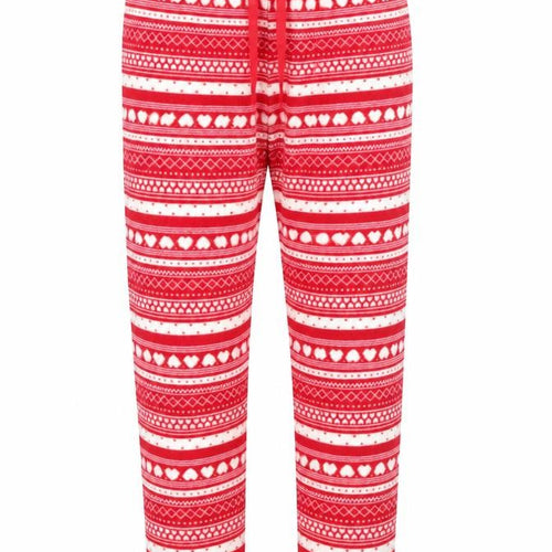 Preworn Womens Red Striped  Babydoll Pyjama Pants Size 12
