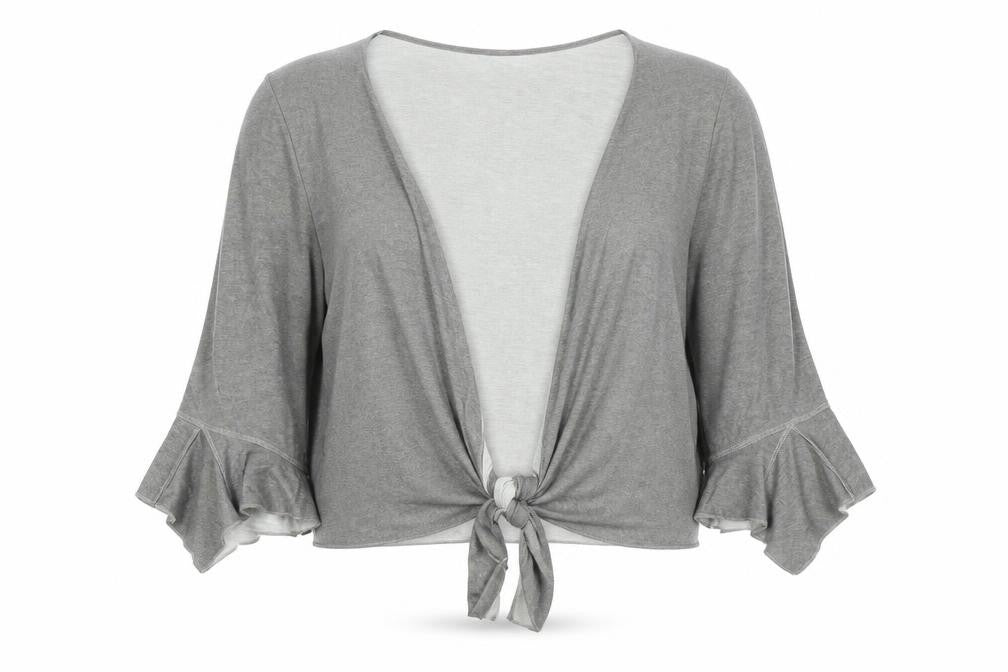 Front view of Per Una women’s beige jacket, size UK 16