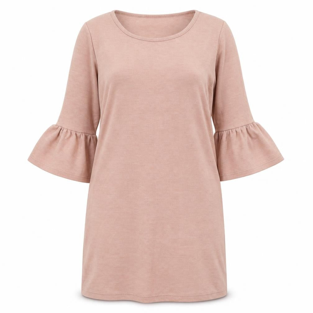 Front view of Atmosphere women’s pink mini, size UK 8