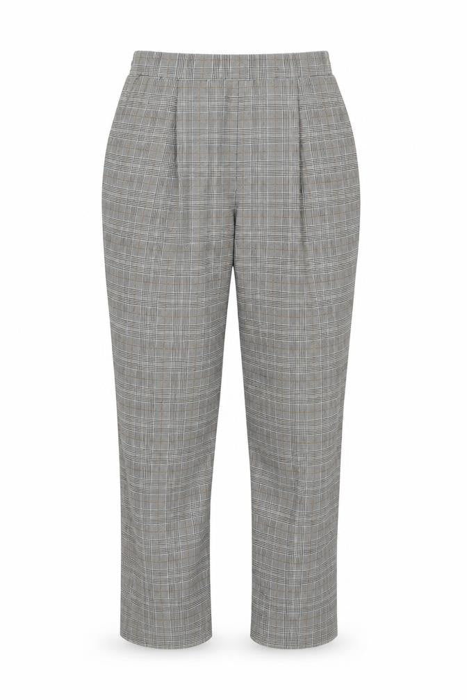 newlook Womens Green Plaid  Trousers  Size 10 L24 in