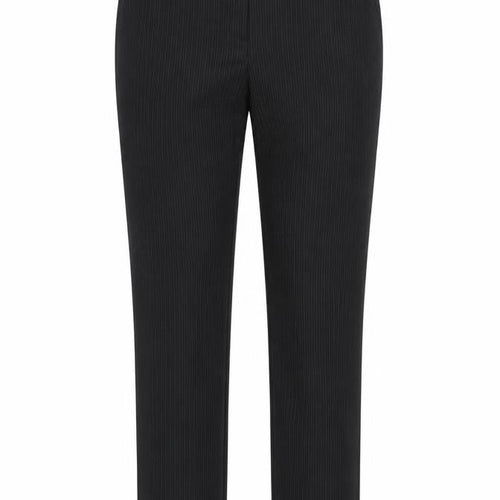 Papaya Womens Black Striped  Trousers  Size 12 L29 in