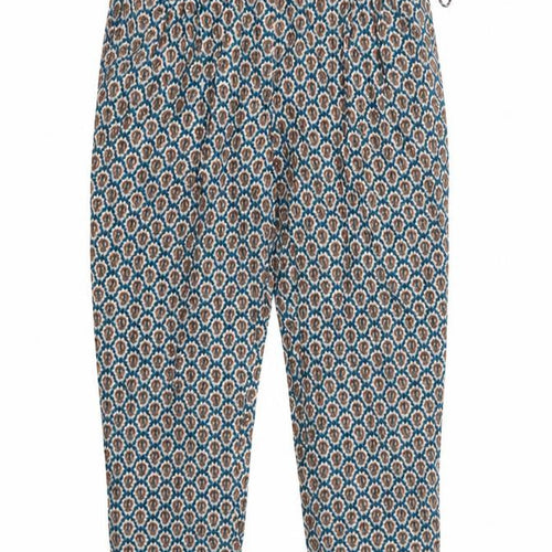missimo Womens Blue Paisley  Trousers  Size 40 L27 in