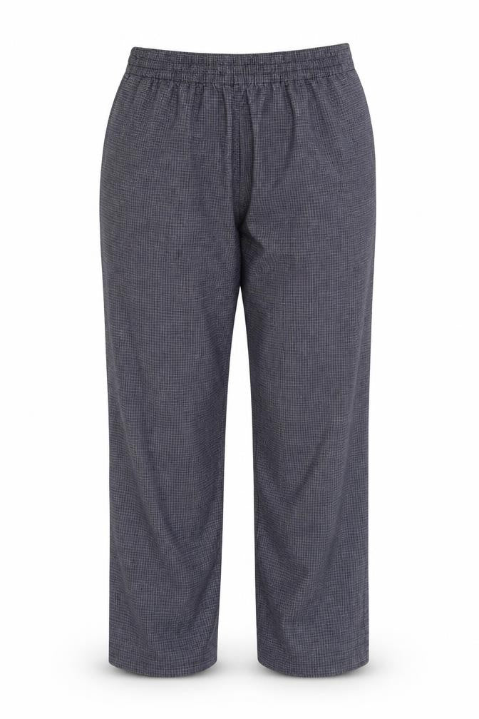Marks & Spencer Womens Blue Check  Trousers  Size 14 L25 in