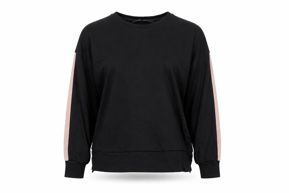 Front view of VRS Sport women’s black jumper, size XL