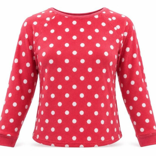 Debenhams Womens Pink Polka Dot  Pullover Jumper Size 8