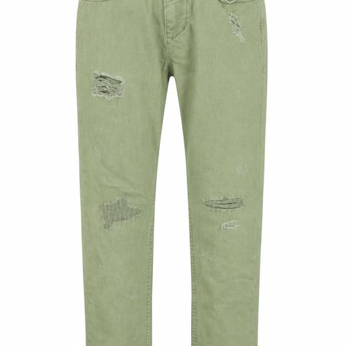 NEXT Boys Green  Denim Skinny Jeans Size 12 Years - Distressed