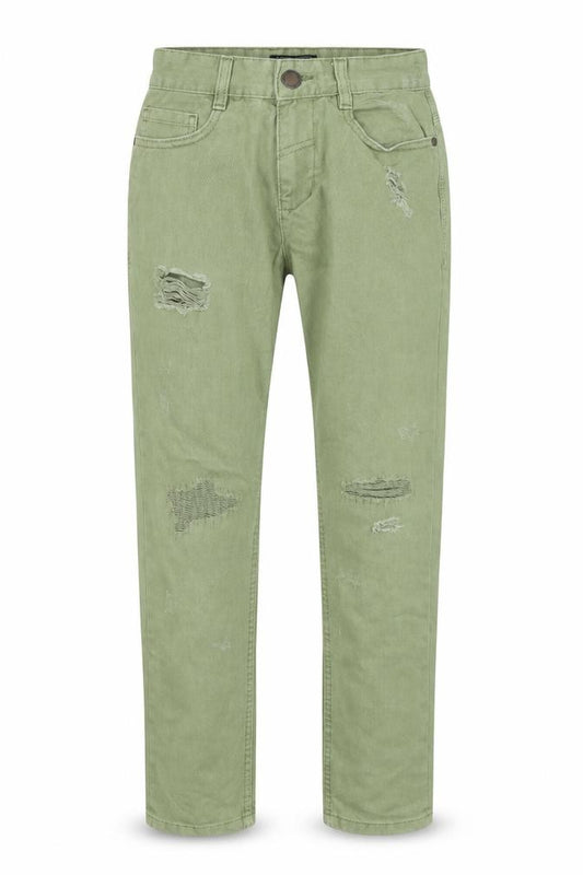 NEXT Boys Green  Denim Skinny Jeans Size 12 Years - Distressed