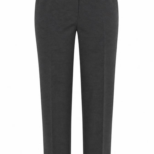 Preworn Womens Black Houndstooth  Trousers  Size 12 L27 in