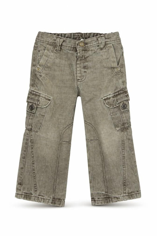 Asda George Boys Beige   Straight Jeans Size 2-3 Years