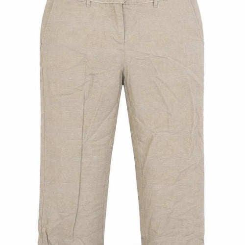 Full Circle Mens Beige   Cropped Trousers Size 30 in L21 in