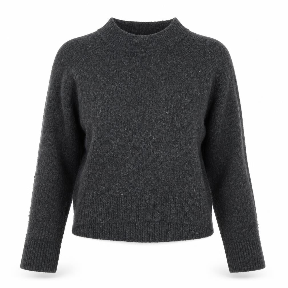 Front view of H&M women’s grey jumper, size S