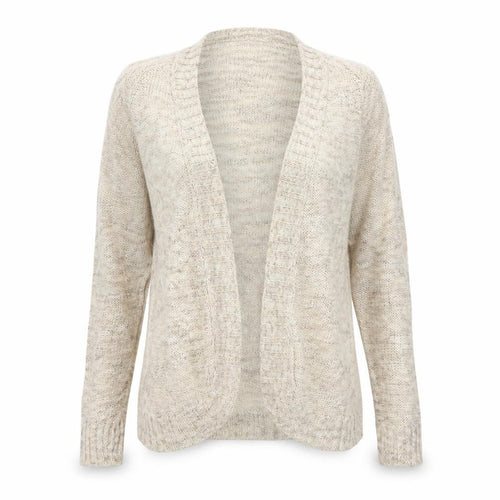 Alexara Womens Beige   Cardigan Jumper Size M