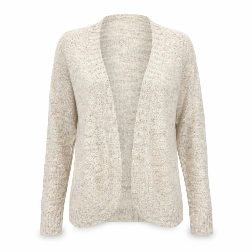 Alexara Womens Beige   Cardigan Jumper Size M