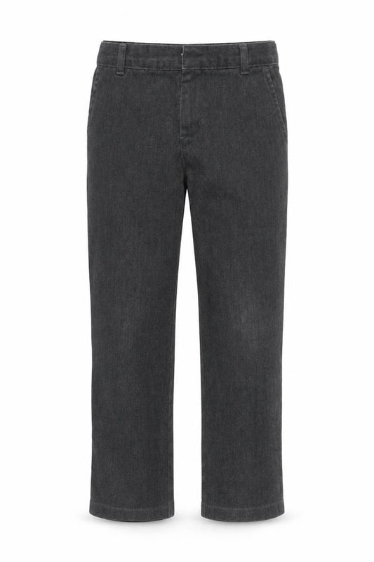 Front view of George boys’ grey jogger trousers, size 6-7, years