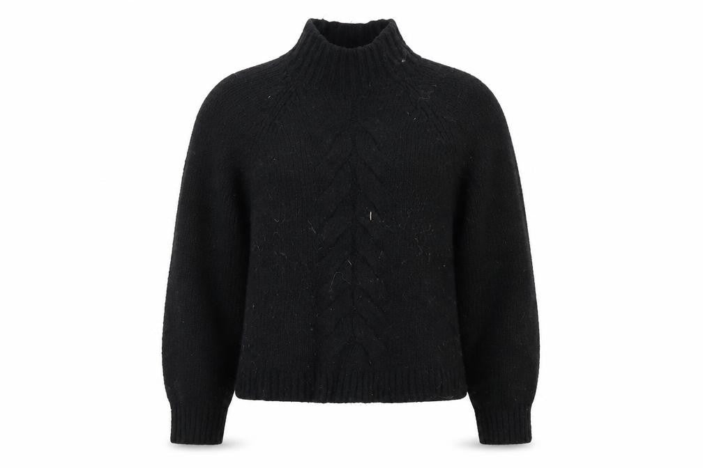 Front view of Only women’s black knit jumper, size XS
