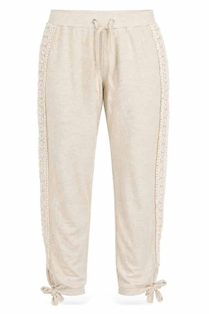 Michelle Keegan Womens Beige   Sweatpants Trousers Size 8 L27 in - Loungewear