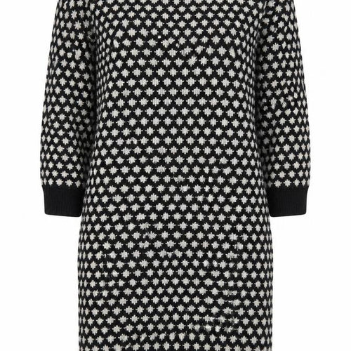 Joe Fresh Womens Black Geometric  Jumper Dress  Size S
