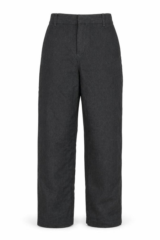 Front view of F&F boys’ grey dress pants trousers, size 8-9, years