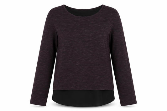 Front view of Vero Moda women’s brown knit jumper, size M