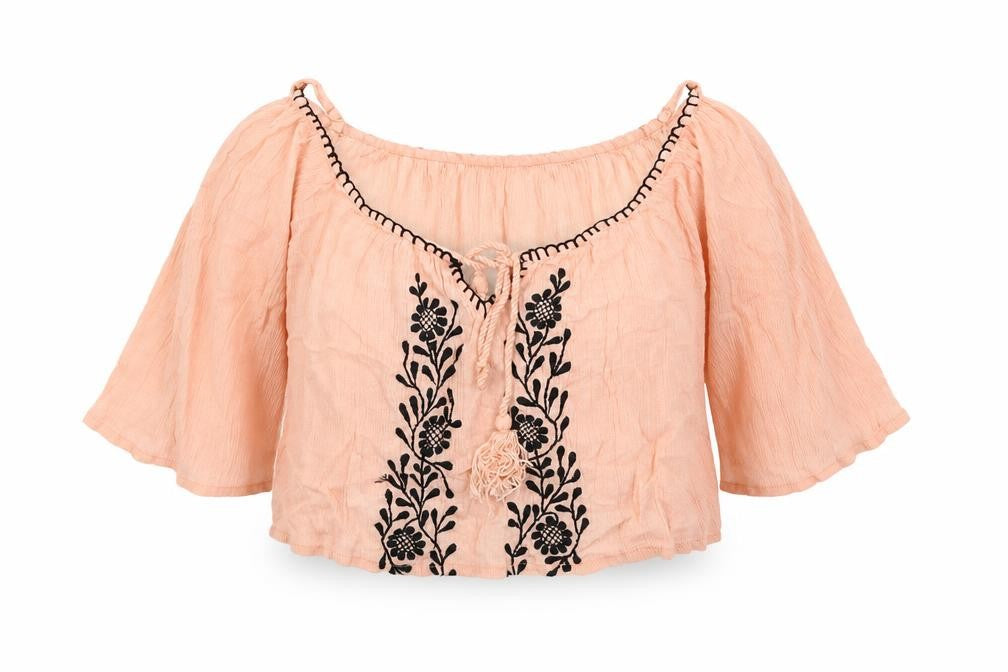 ASOS Womens Beige   Cropped T-Shirt Size 10