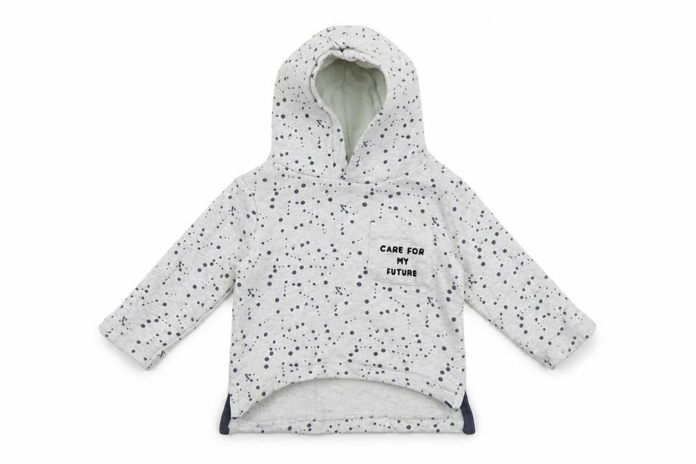 Mini Club Boys Grey Polka Dot  Pullover Jumper Size 3-6 Months  - Hoodie