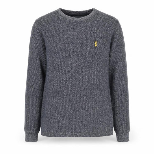 Front view of Next girls’ grey jumper, size L