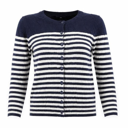 Gap Womens Blue Striped  Cardigan Jumper Size XS