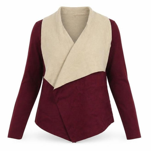 Primark Womens Red  Knit Wrap Jumper Size XS