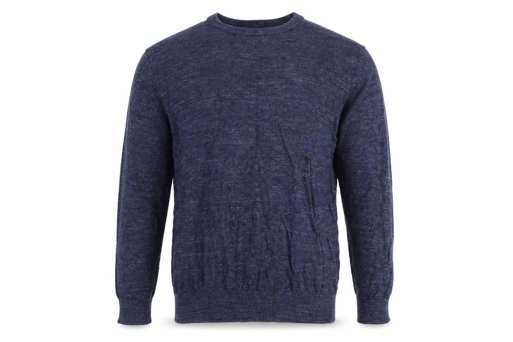 Criminal Mens Blue  Knit Pullover Jumper Size M