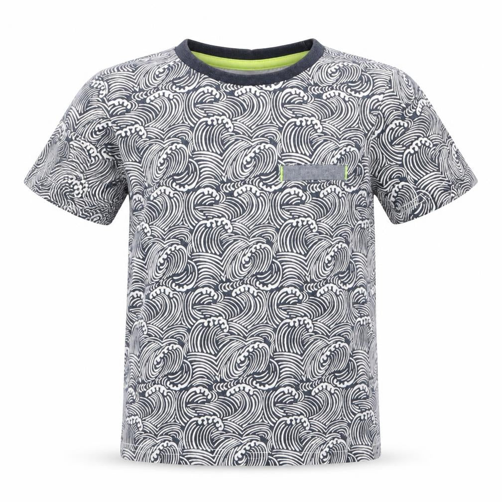 Nutmeg Boys White Animal Print  Basic T-Shirt Size 4 Years