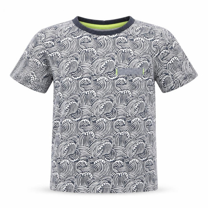 Nutmeg Boys White Animal Print  Basic T-Shirt Size 4 Years