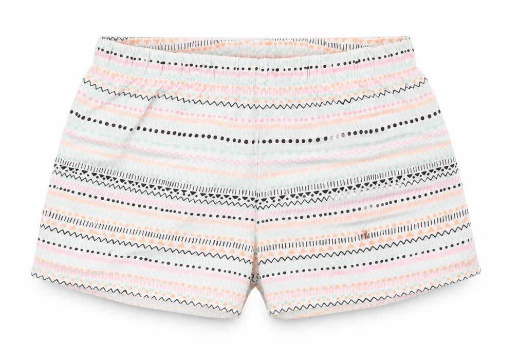 F&F Girls Grey Fair Isle   Sleep Shorts Size 8-9 Years  - elastic waist