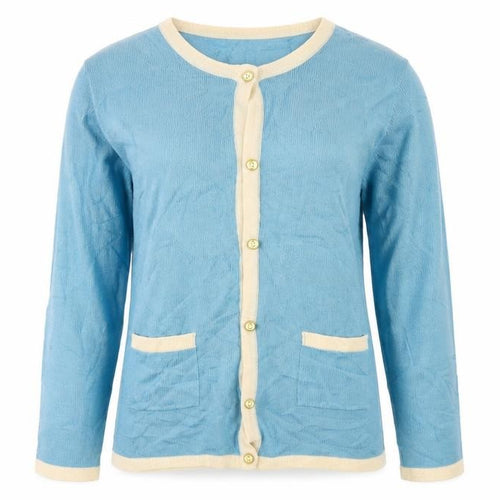 Anne De Lancay Womens Blue   Cape Jumper Size S