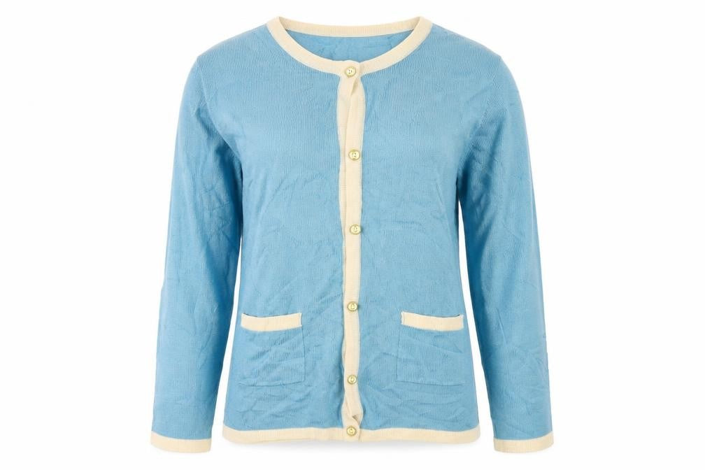 Anne De Lancay Womens Blue   Cape Jumper Size S