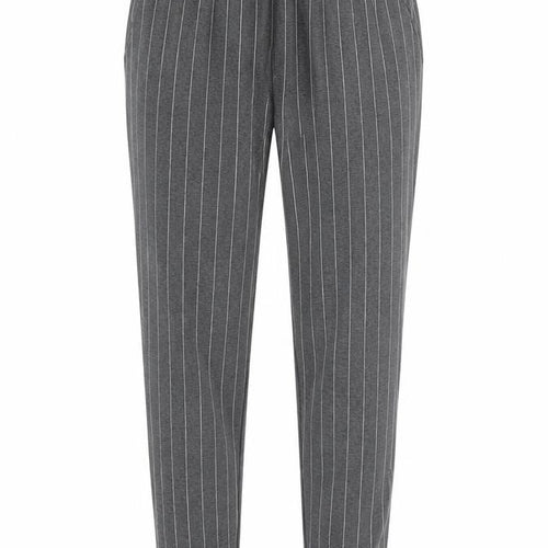 Papaya Womens Grey Striped  Trousers  Size 12 L25 in