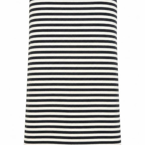 Topshop Womens Black Striped  Tunic T-Shirt Size 8
