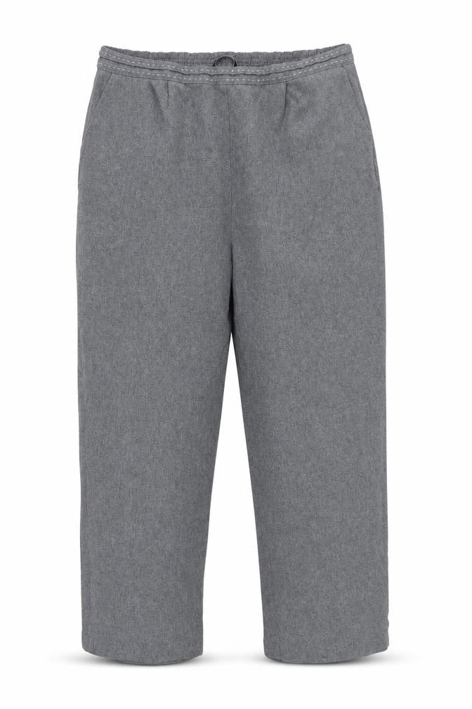 Bonmarché Womens Grey   Capri Trousers Size 16 L24 in