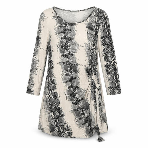 CMD   Womens Beige Animal Print  A-Line  Size 14