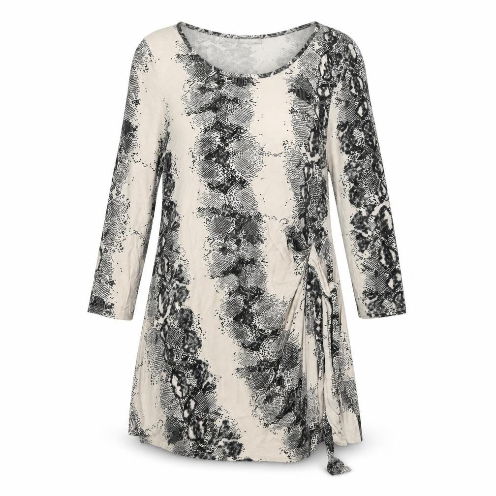 CMD   Womens Beige Animal Print  A-Line  Size 14