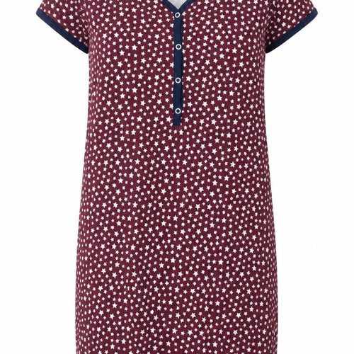 Preworn Womens Purple Geometric Jersey T-Shirt Dress  Size M  - Stars