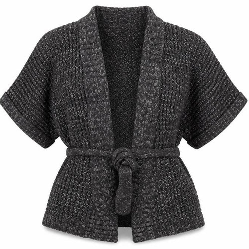 Evie Womens Grey  Knit Cardigan Jumper Size 12